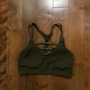 Victoria's Secret Olive Strappy Sports Bra